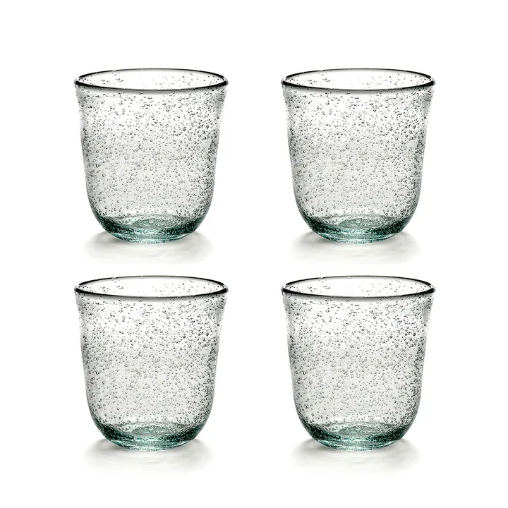 4 Vasos de agua Pure Pascale Transparente - Serax