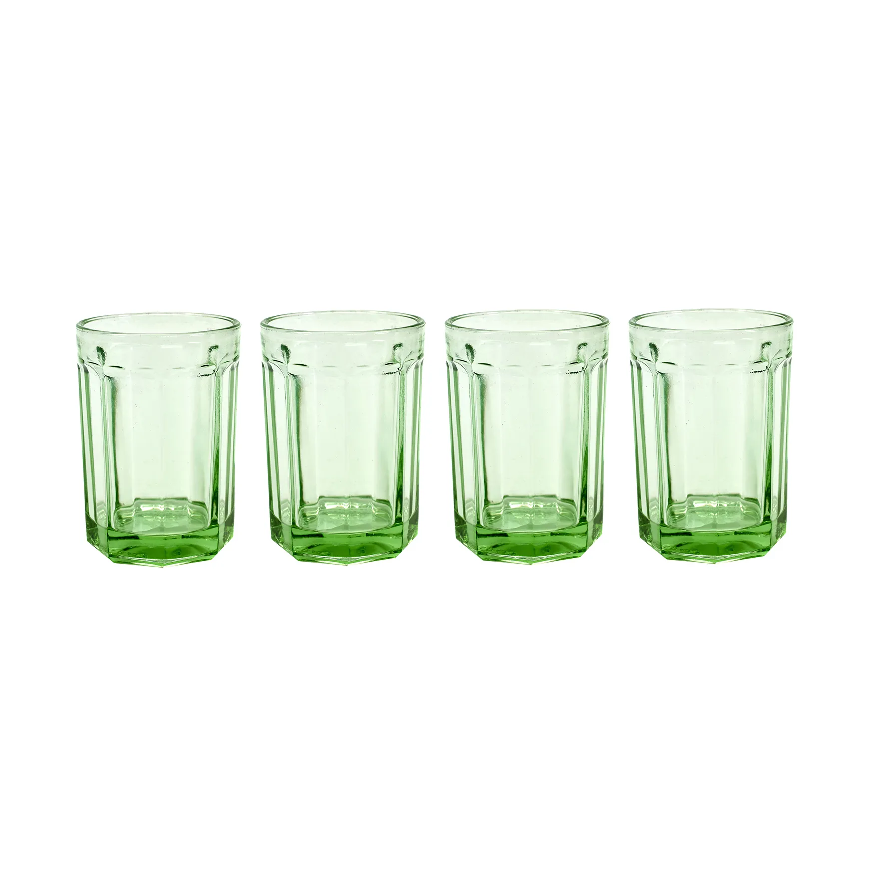 4 Vasos Fish & Fish 40 cl Green,  Serax
