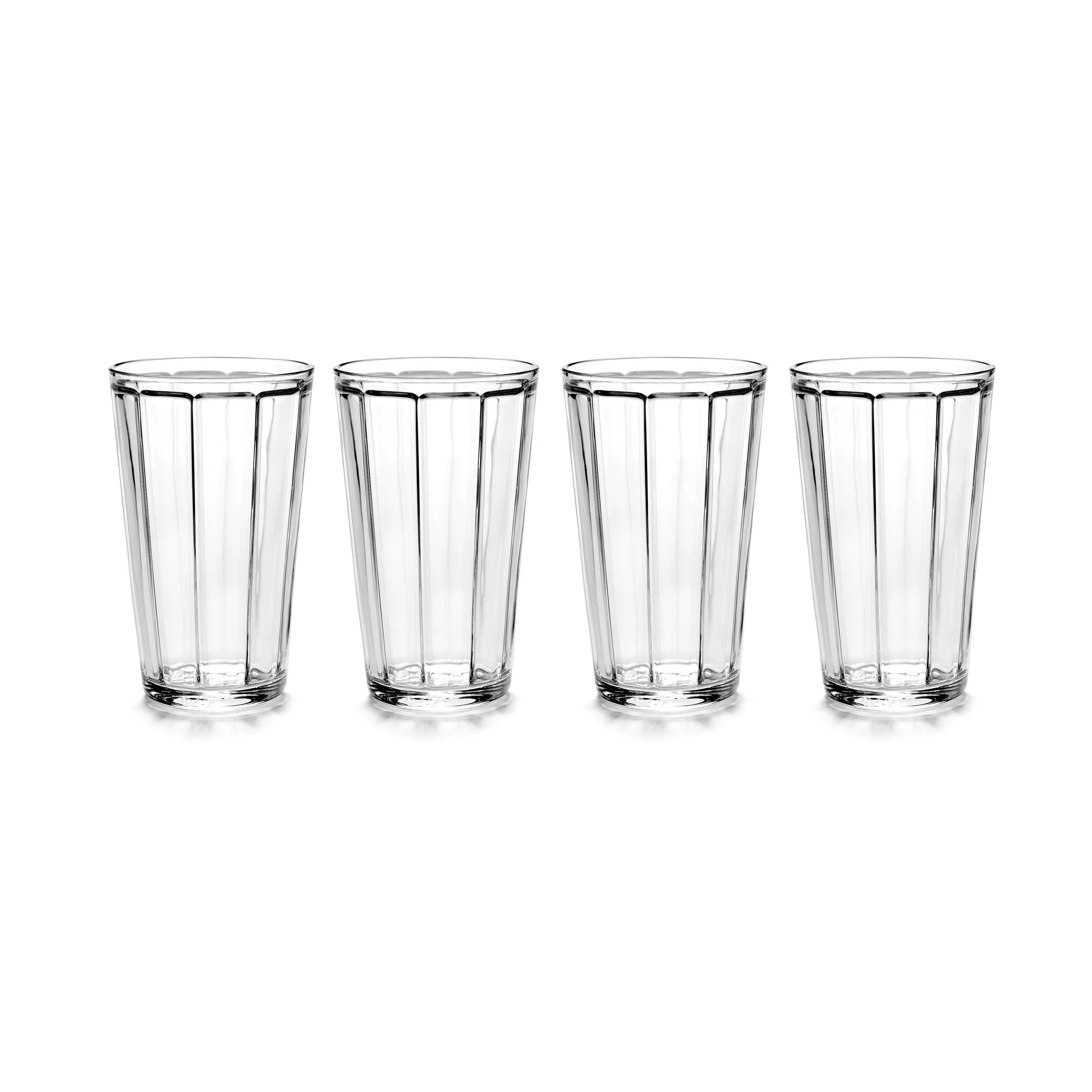 4 Vasos largos Surface 45 cl Transparente,  Serax
