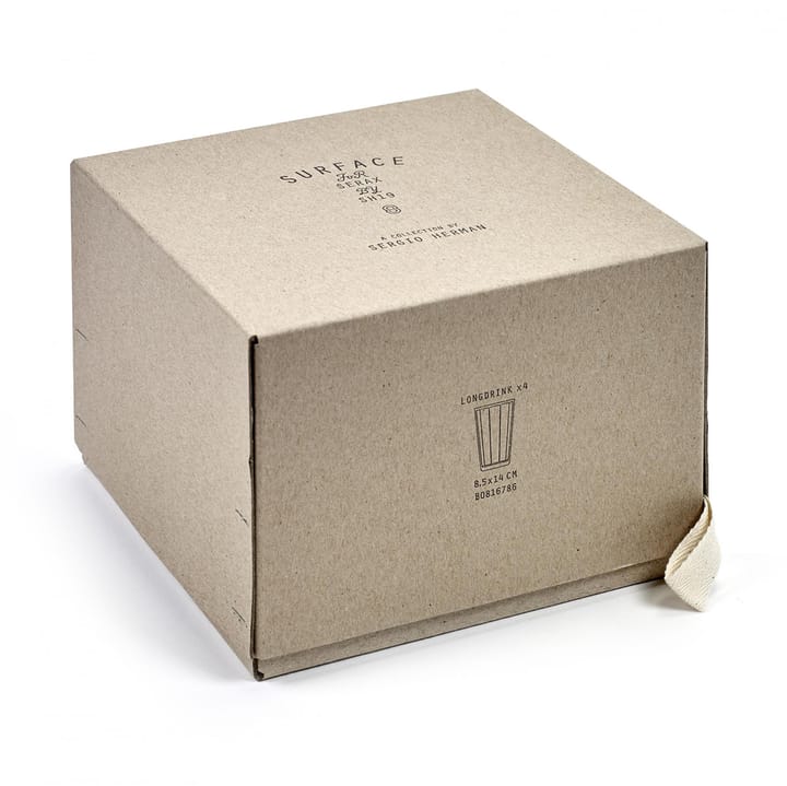4 Vasos largos Surface 45 cl - Transparente - Serax