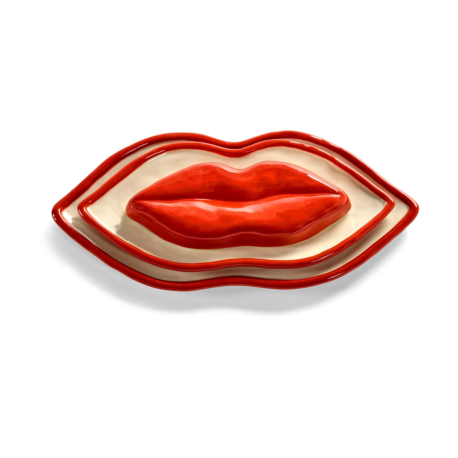 Bandeja S Les Objets Mouleversants, Red Serax