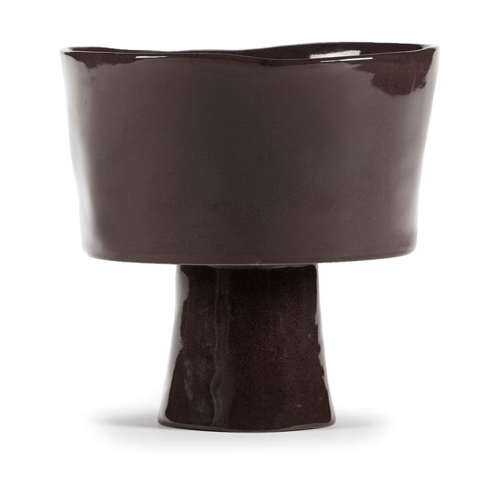 Bol con pie La Mère Ø18 cm, Ebony Serax
