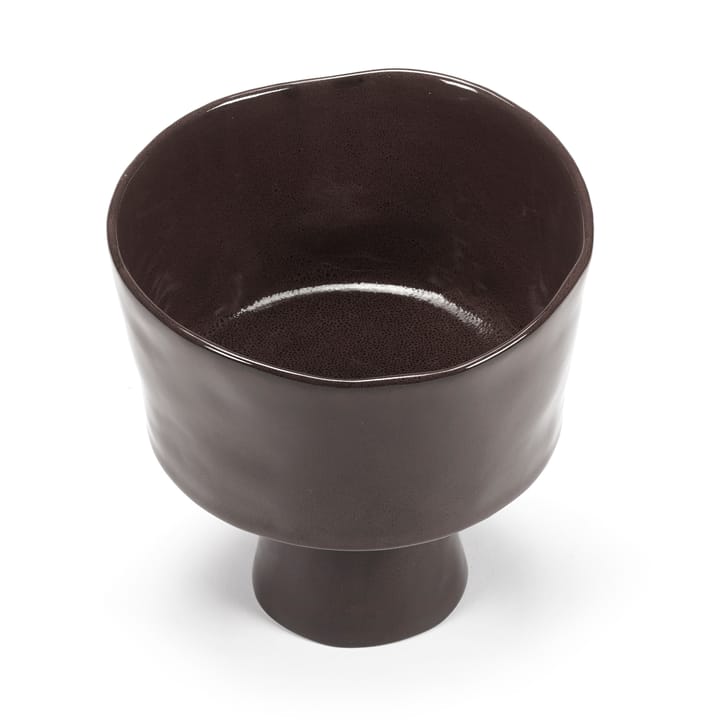 Bol con pie La Mère Ø18 cm, Ebony Serax