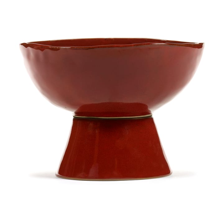 Bol con pie La Mère large Ø20,5 cm, Venetian red Serax