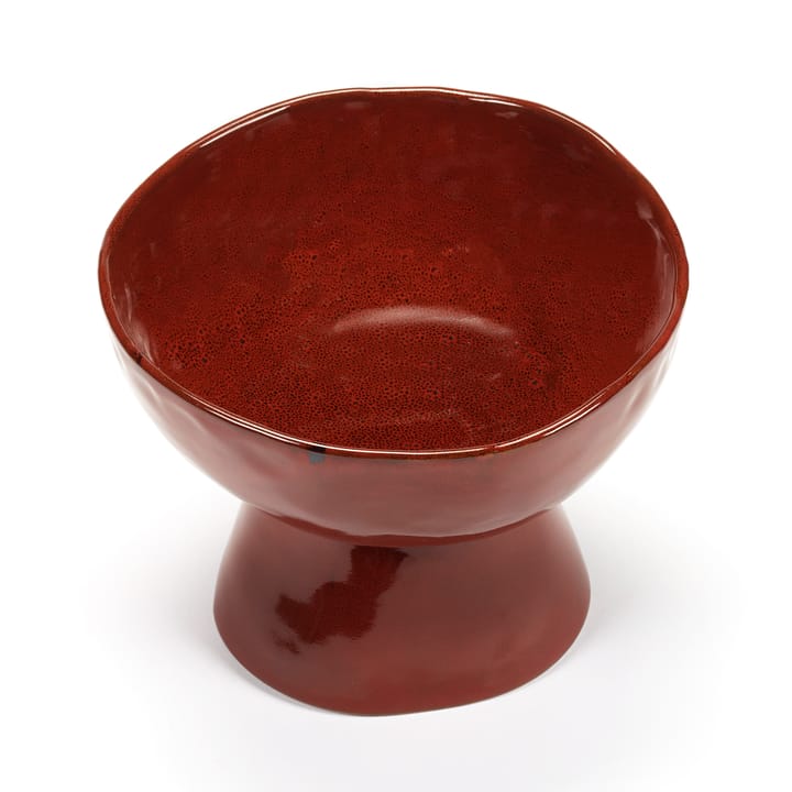 Bol con pie La Mère large Ø20,5 cm, Venetian red Serax