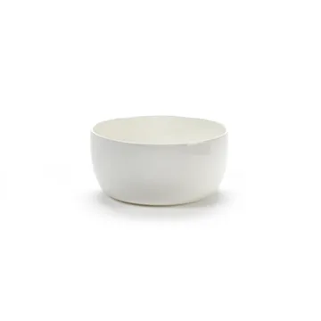 Bol para desayuno con canto bajo Base blanco - 12 cm - Serax