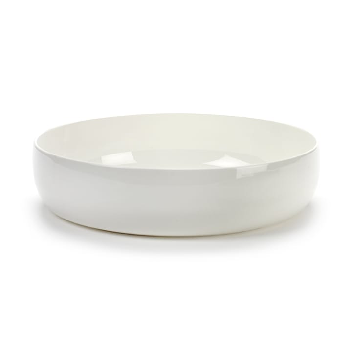 Bol para servir con canto bajo Base blanco - 24 cm - Serax