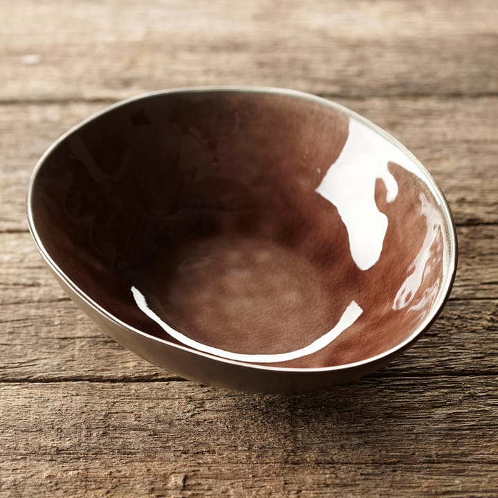 Bol Pure oval large, Brown Serax