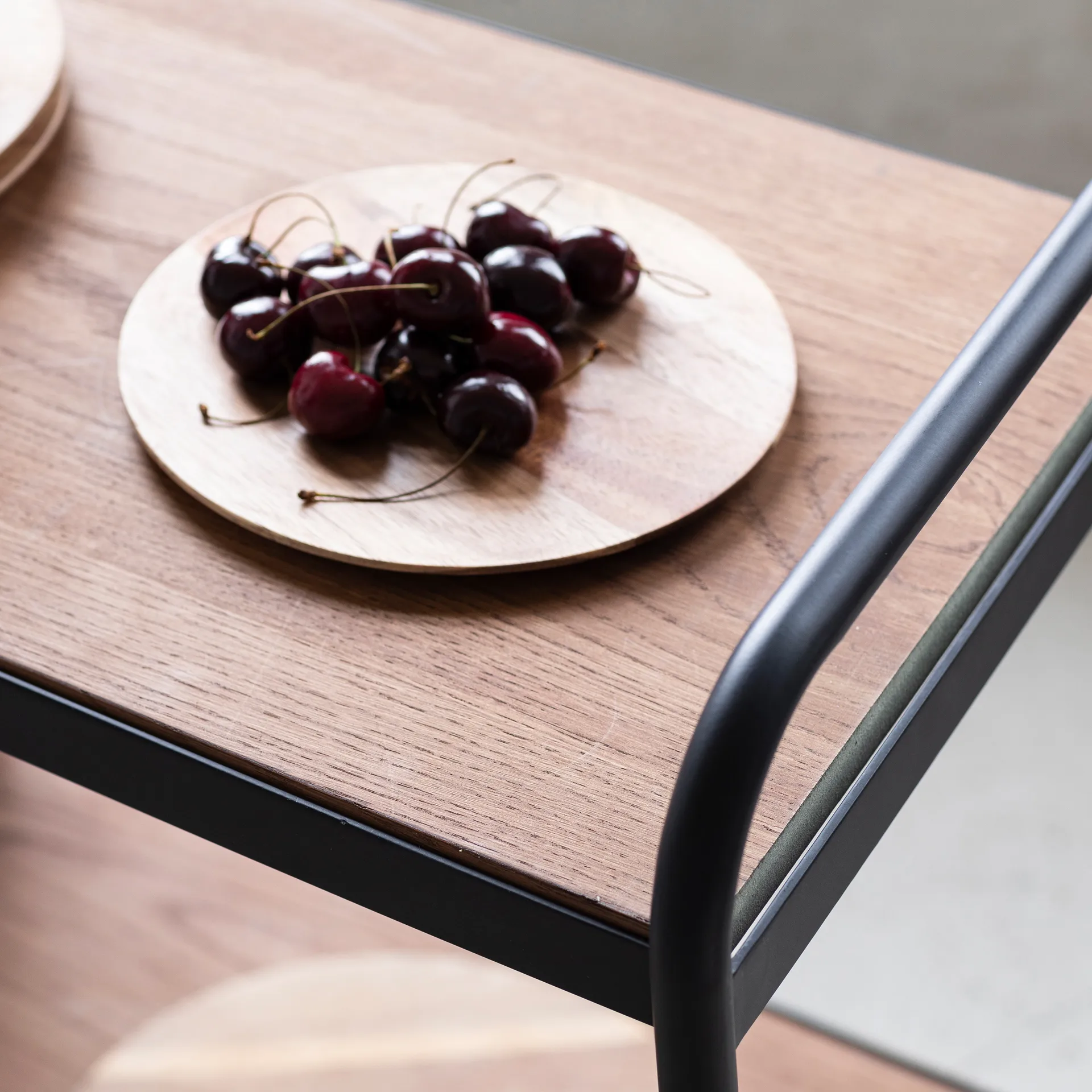 Carro para servir James, negro Serax