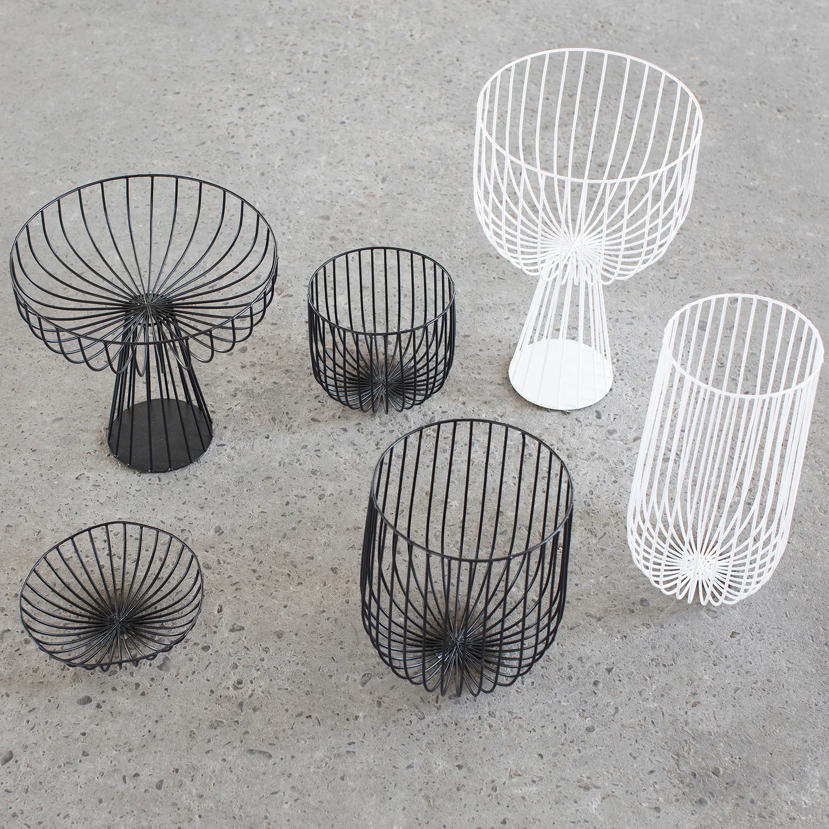 Cesta Catu Ø 30 cm, negro Serax