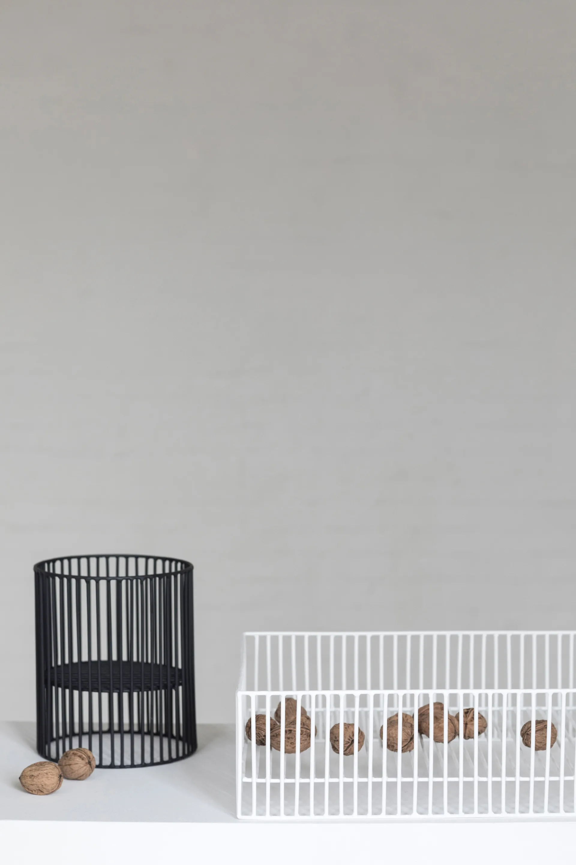Cesta Turn baja 30x40 cm, White Serax