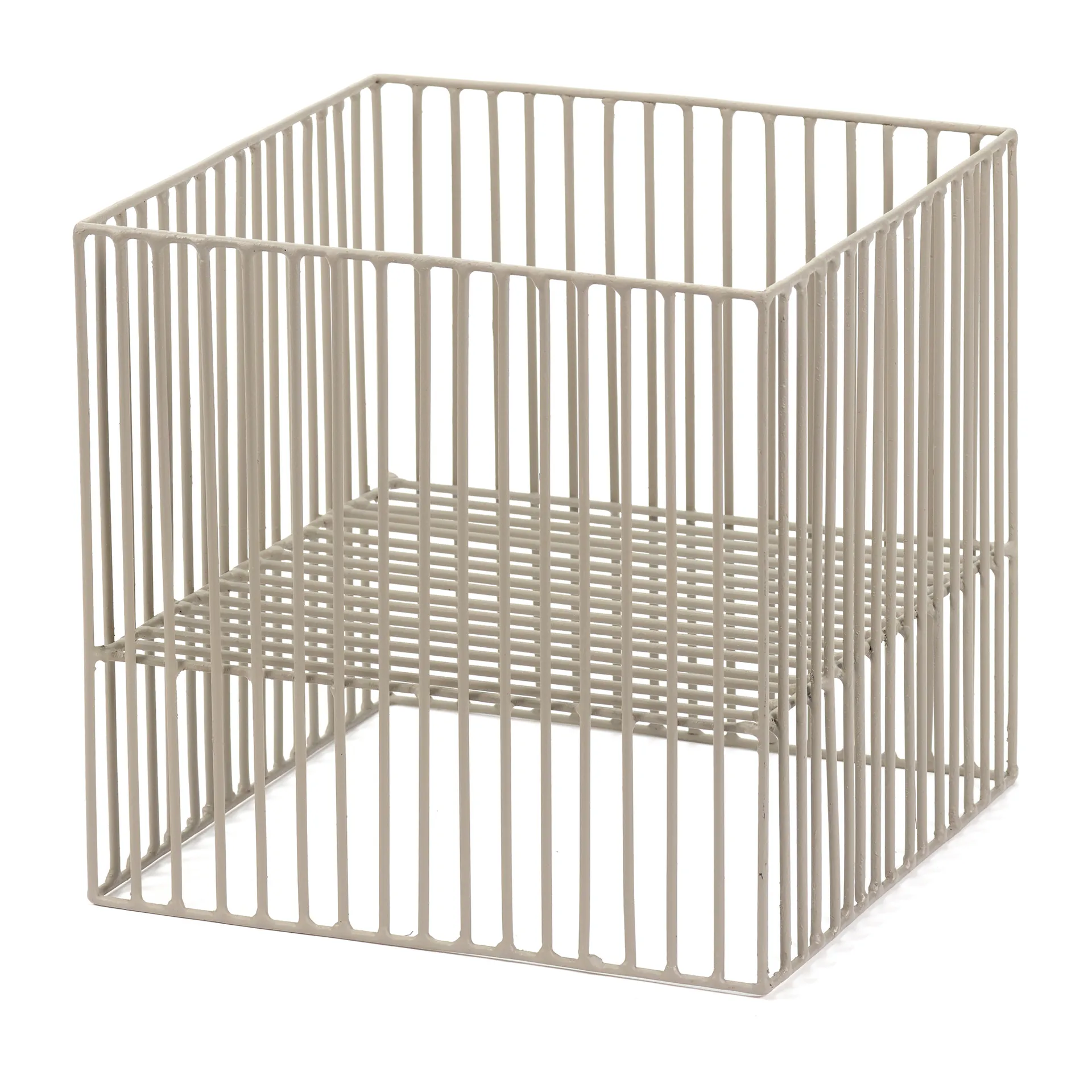 Cesta Turn cuadrada 22x22 cm, Grey Serax