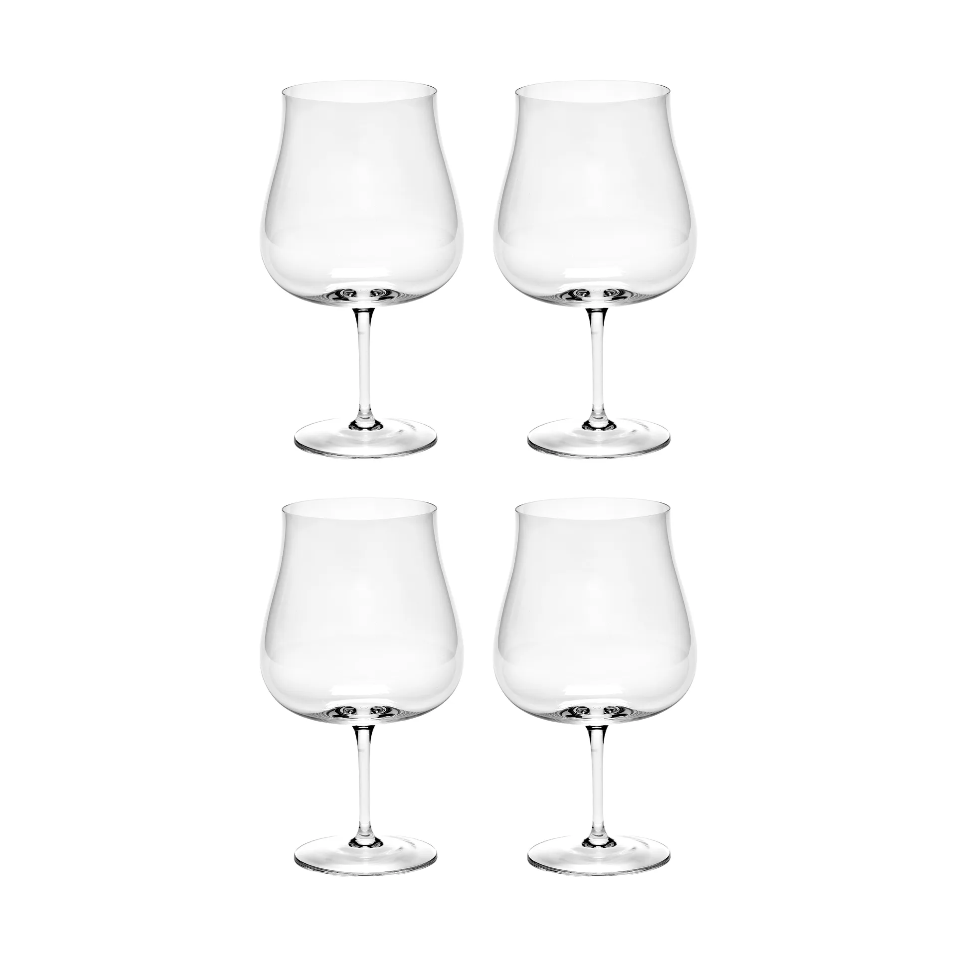 Copa de vino blanco Silhouette 59 cl set de 4, Clear Serax