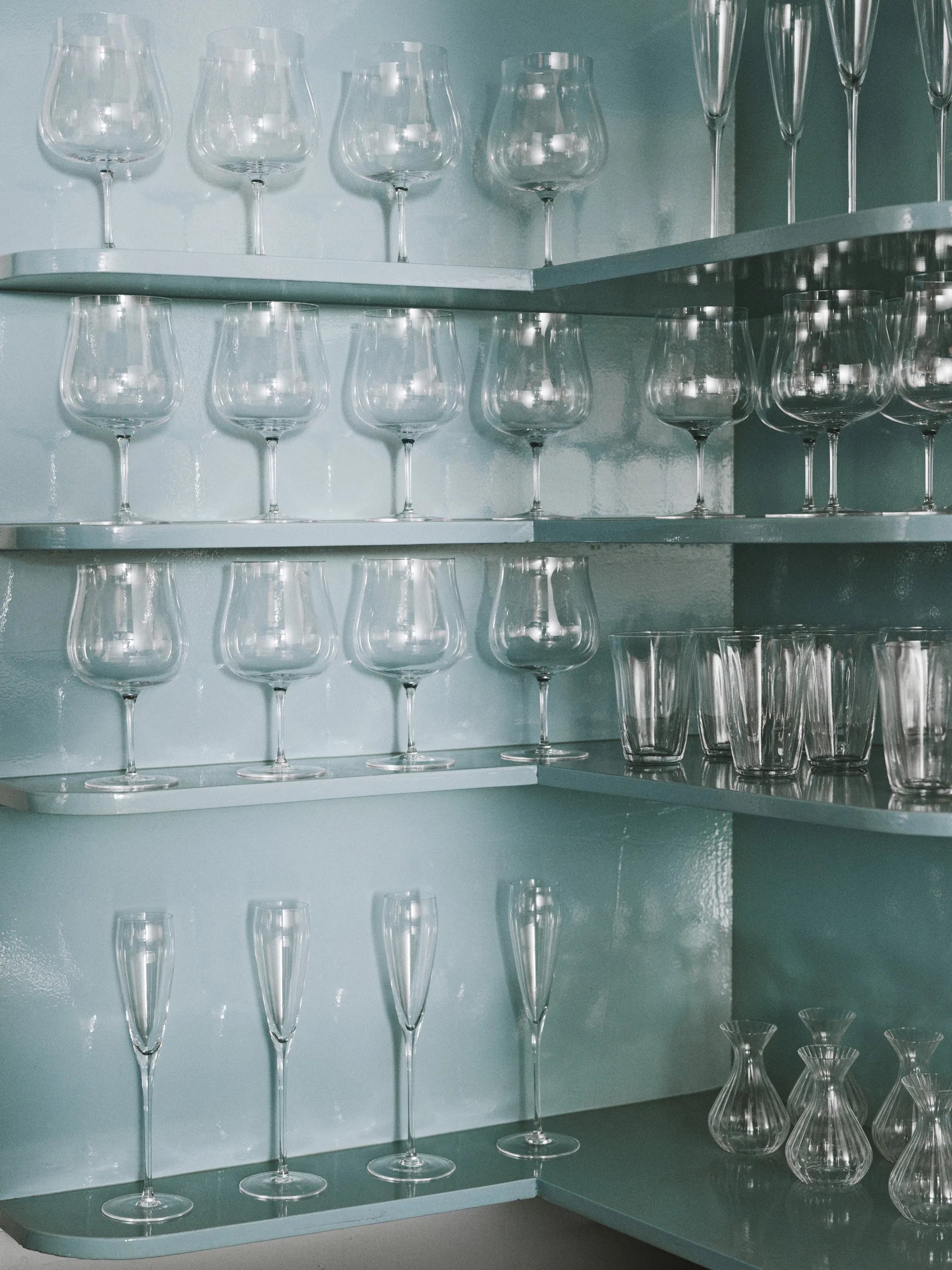 Copa de vino blanco Silhouette 59 cl set de 4, Clear Serax