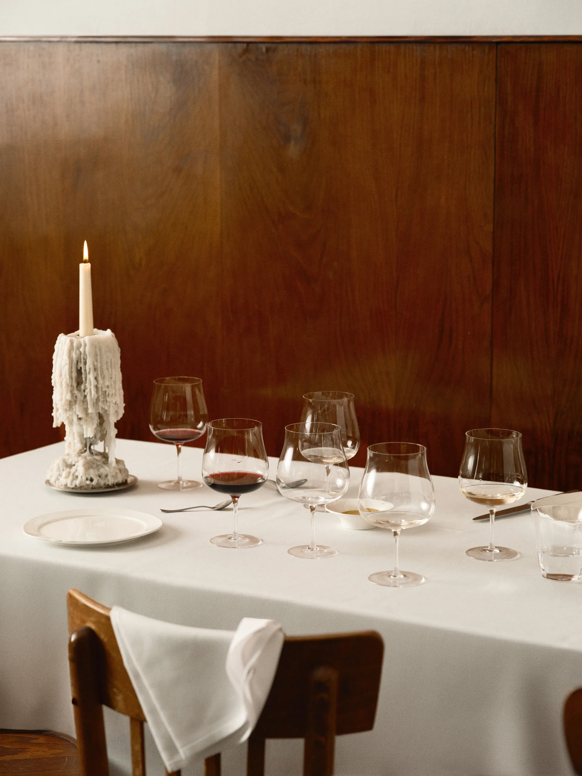 Copa de vino blanco Silhouette 59 cl set de 4, Clear Serax