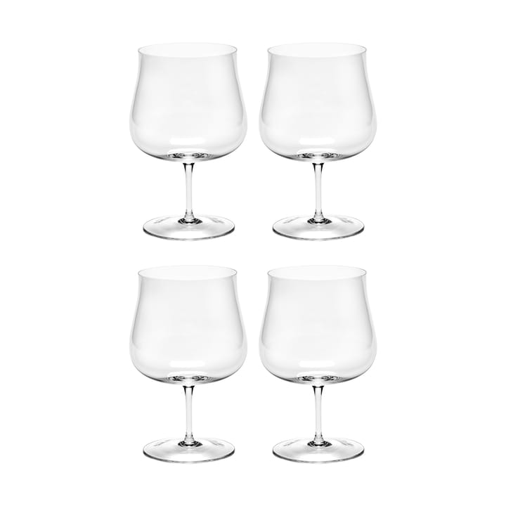 Copa de vino Silhouette Bourgogne 73 cl set de 4 - Clear - Serax