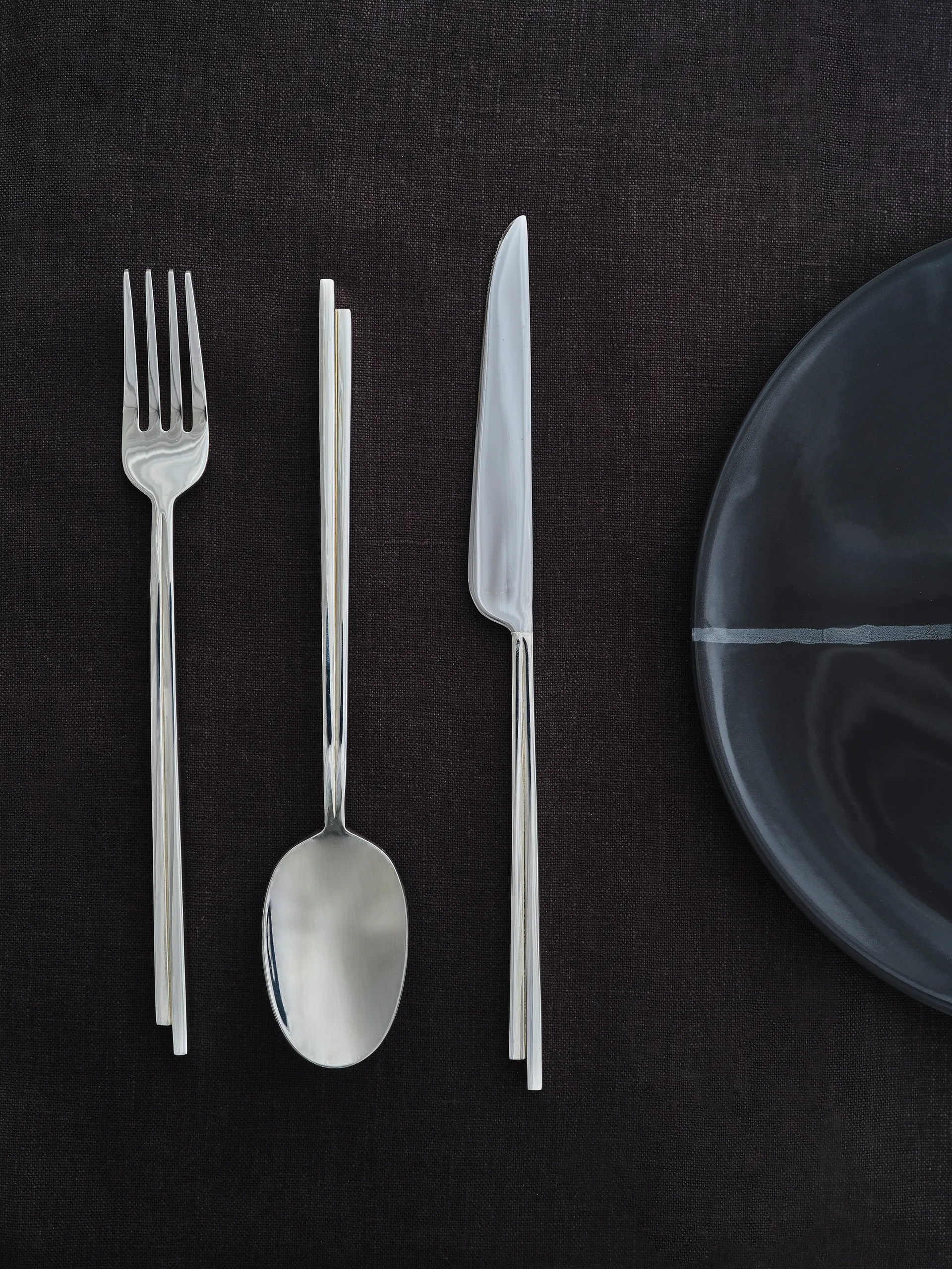 Cubertería Dune 5 piezas en estuche de regalo, Stainless steel Serax