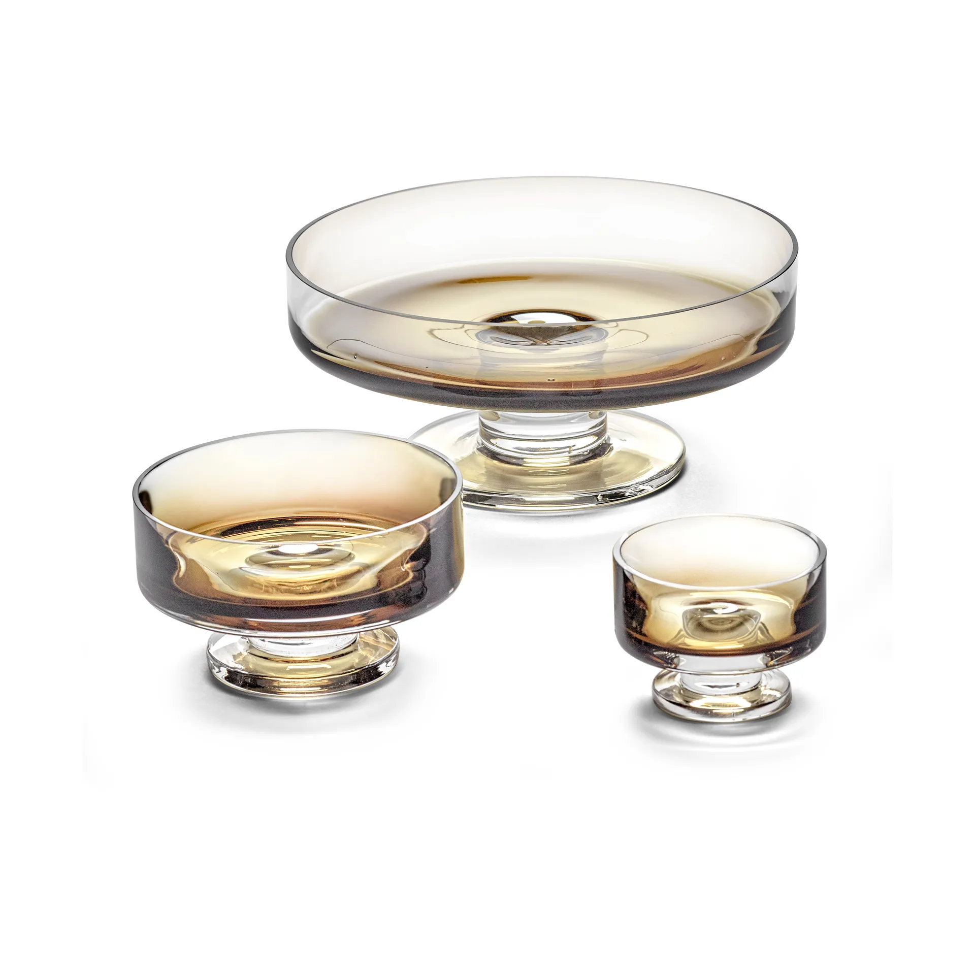 Cuenco bajo Zuma con base M Ø13,6 cm, Amber Serax