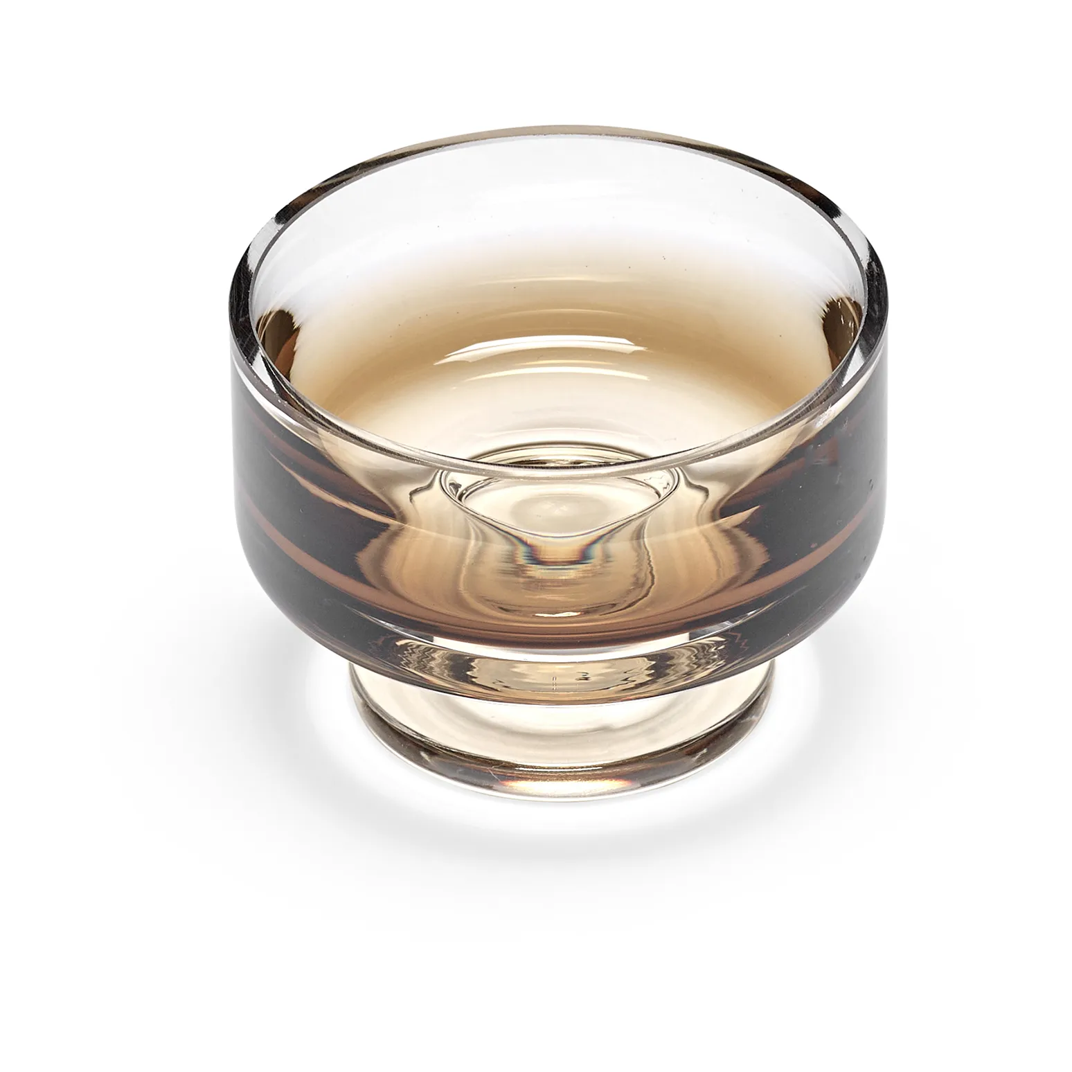 Cuenco bajo Zuma con base S Ø8,5 cm, Amber Serax