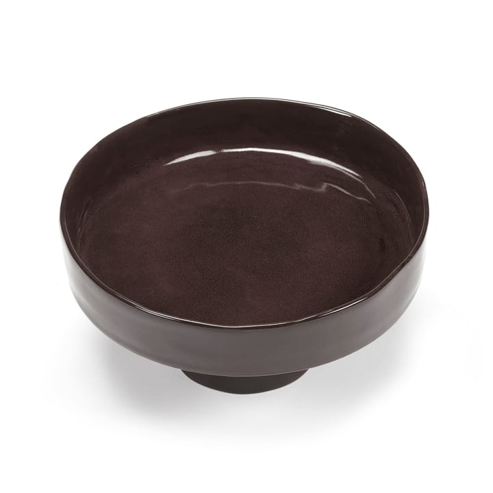 Cuenco hondo con pie La Mère L Ø25 cm, Ebony Serax