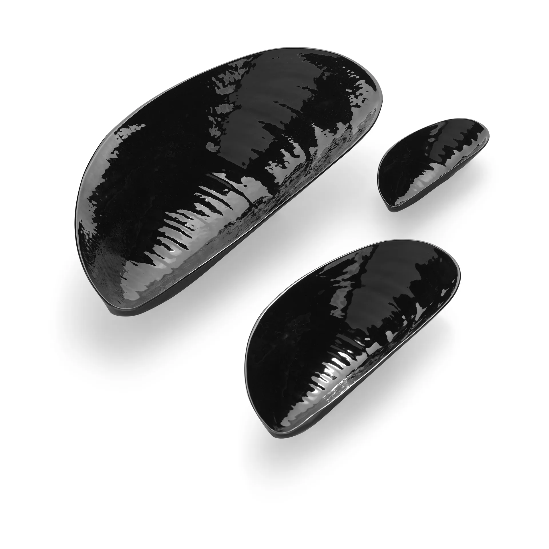 Cuenco L Les Objets Mouleversants Marcel 21,5x46 cm, Black Serax