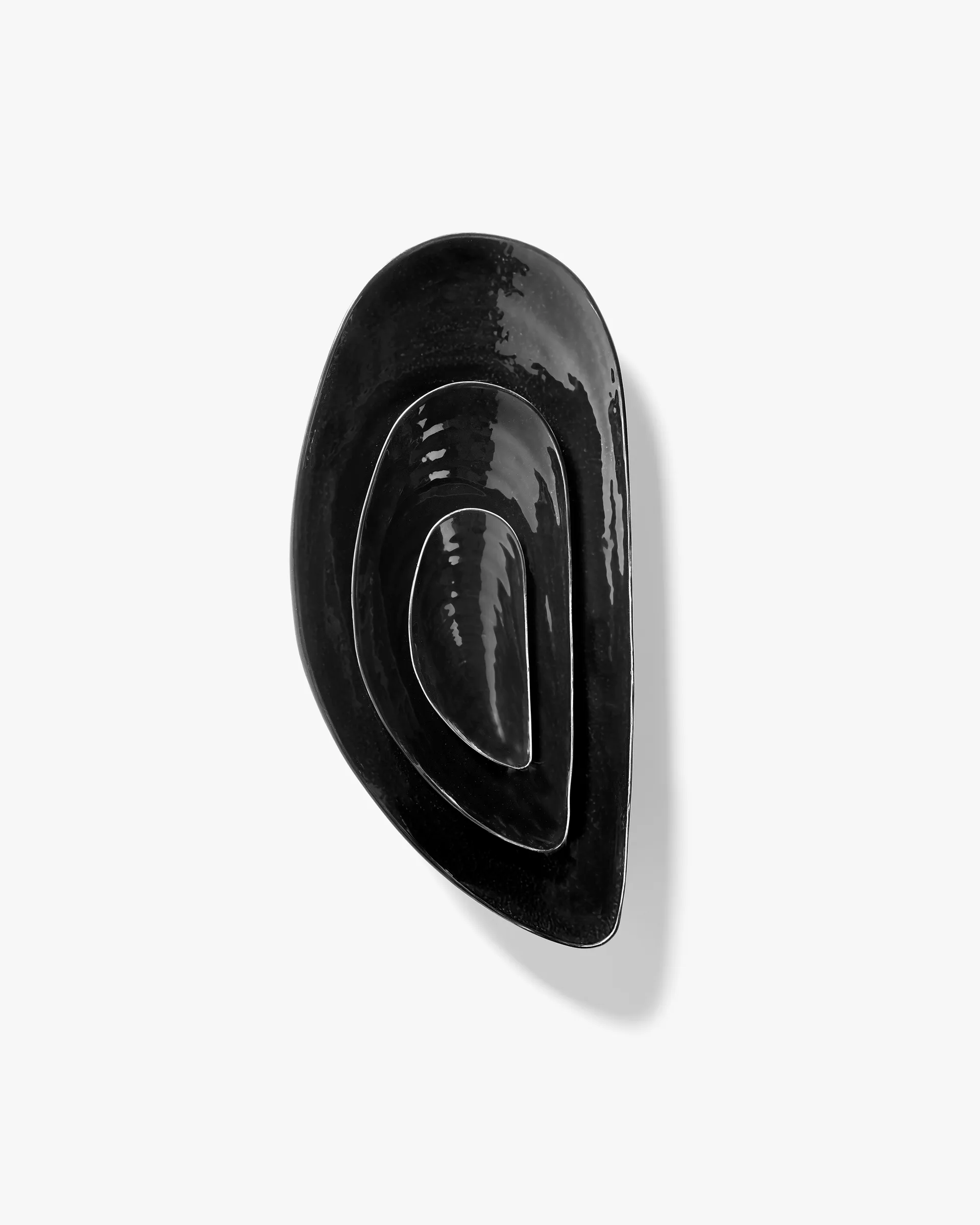 Cuenco M Les Objets Mouleversants Marcel 14x30,5 cm, Black Serax