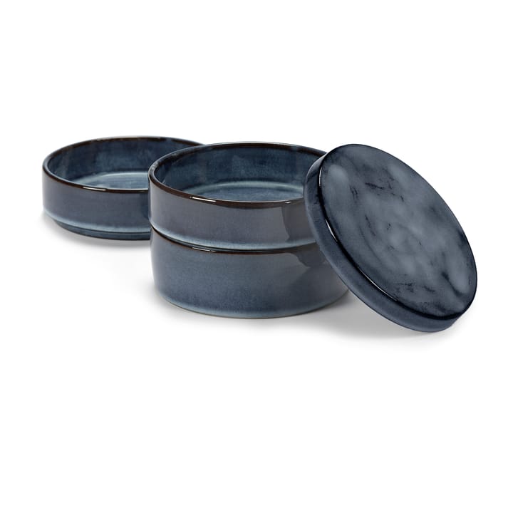 Cuencos apilables Pure Ø14 cm 3 piezas, Dark Blue Serax