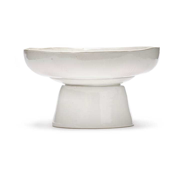 Fuente de servir con pie La Mère Ø31 cm, Off white Serax