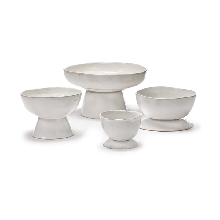 Fuente de servir con pie La Mère Ø31 cm, Off white Serax