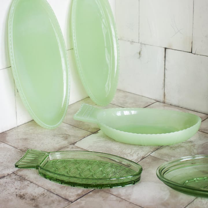 Fuente de servir Fish & Fish 14x26 cm, Jadeite green Serax