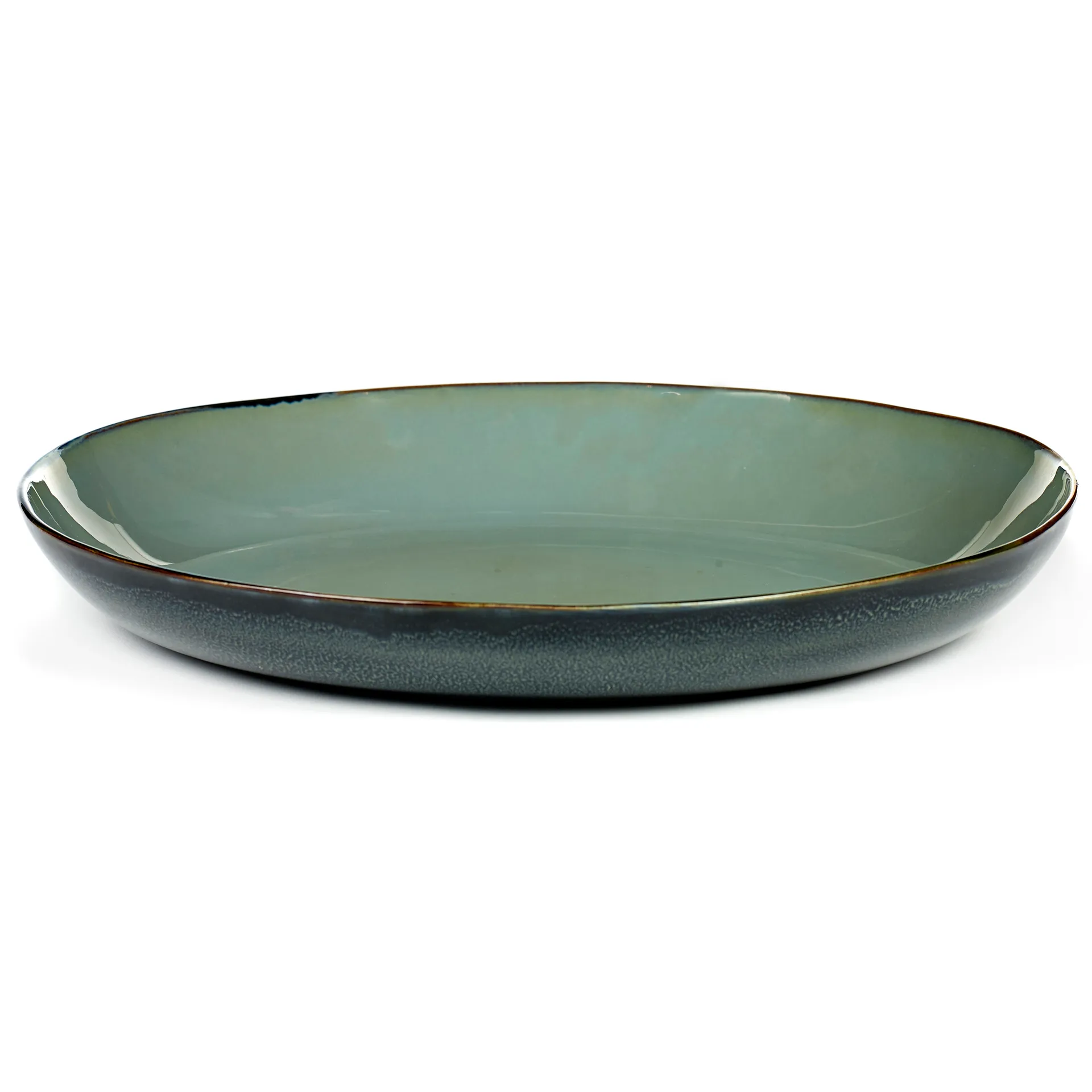 Fuente de servir Terres de Rêves 35,5 cm, Smokey blue-dark blue Serax
