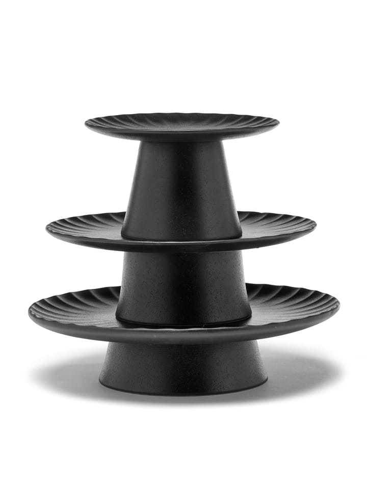 Fuente para tartas Inku L Ø24 cm, Black Serax