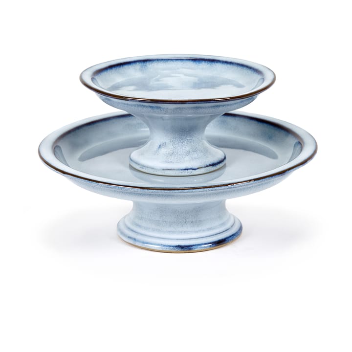 Fuente para tartas vidriada Pure L Ø23,5 cm - Blue - Serax