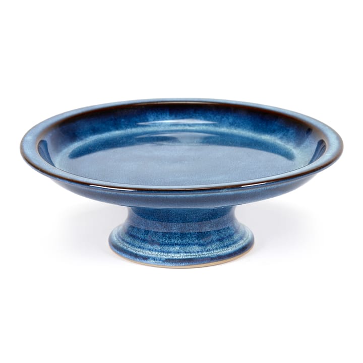 Fuente para tartas vidriada Pure L Ø23,5 cm - Dark Blue - Serax