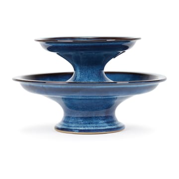 Fuente para tartas vidriada Pure L Ø23,5 cm - Dark Blue - Serax