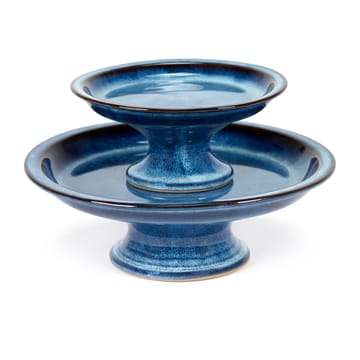 Fuente para tartas vidriada Pure L Ø23,5 cm - Dark Blue - Serax