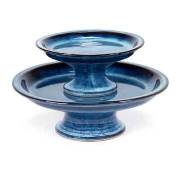 Fuente para tartas vidriada Pure L Ø23,5 cm - Dark Blue - Serax