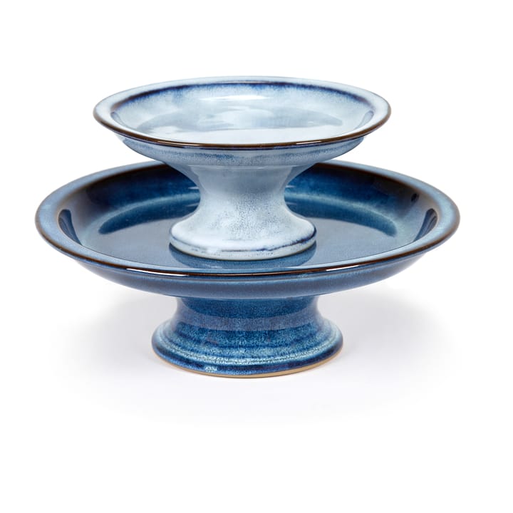 Fuente para tartas vidriada Pure S Ø16,5 cm - Blue - Serax