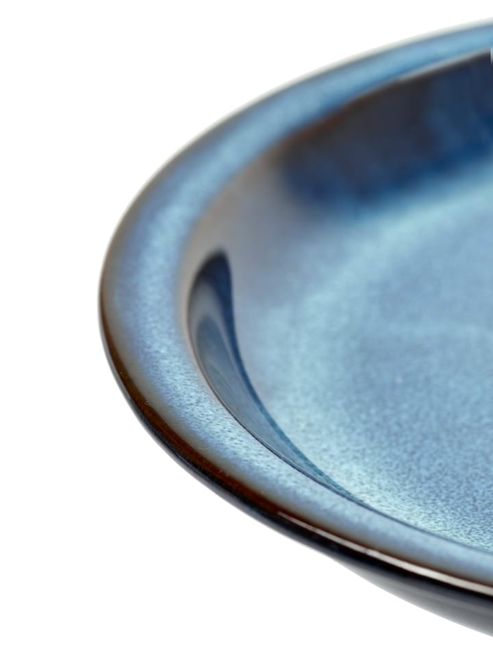 Fuente para tartas vidriada Pure S Ø16,5 cm, Dark Blue Serax