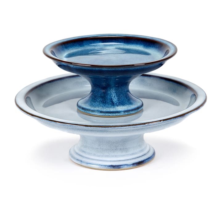 Fuente para tartas vidriada Pure S Ø16,5 cm, Dark Blue Serax