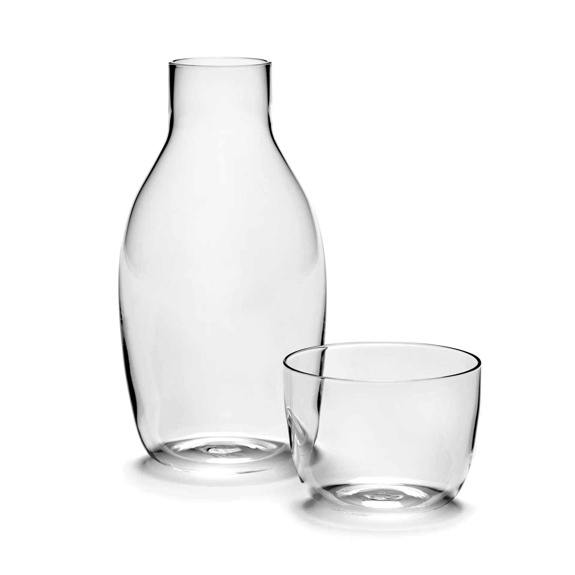 Jarra con vaso Passe-Partout, transparente Serax