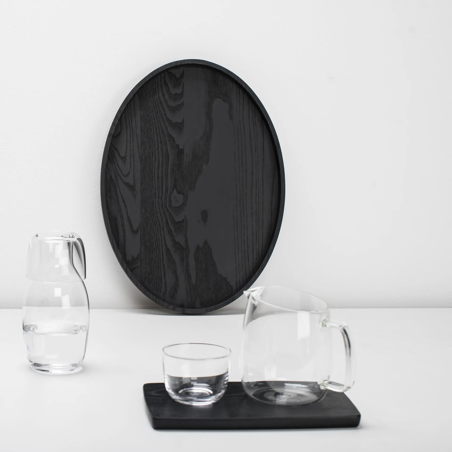 Jarra con vaso Passe-Partout, transparente Serax