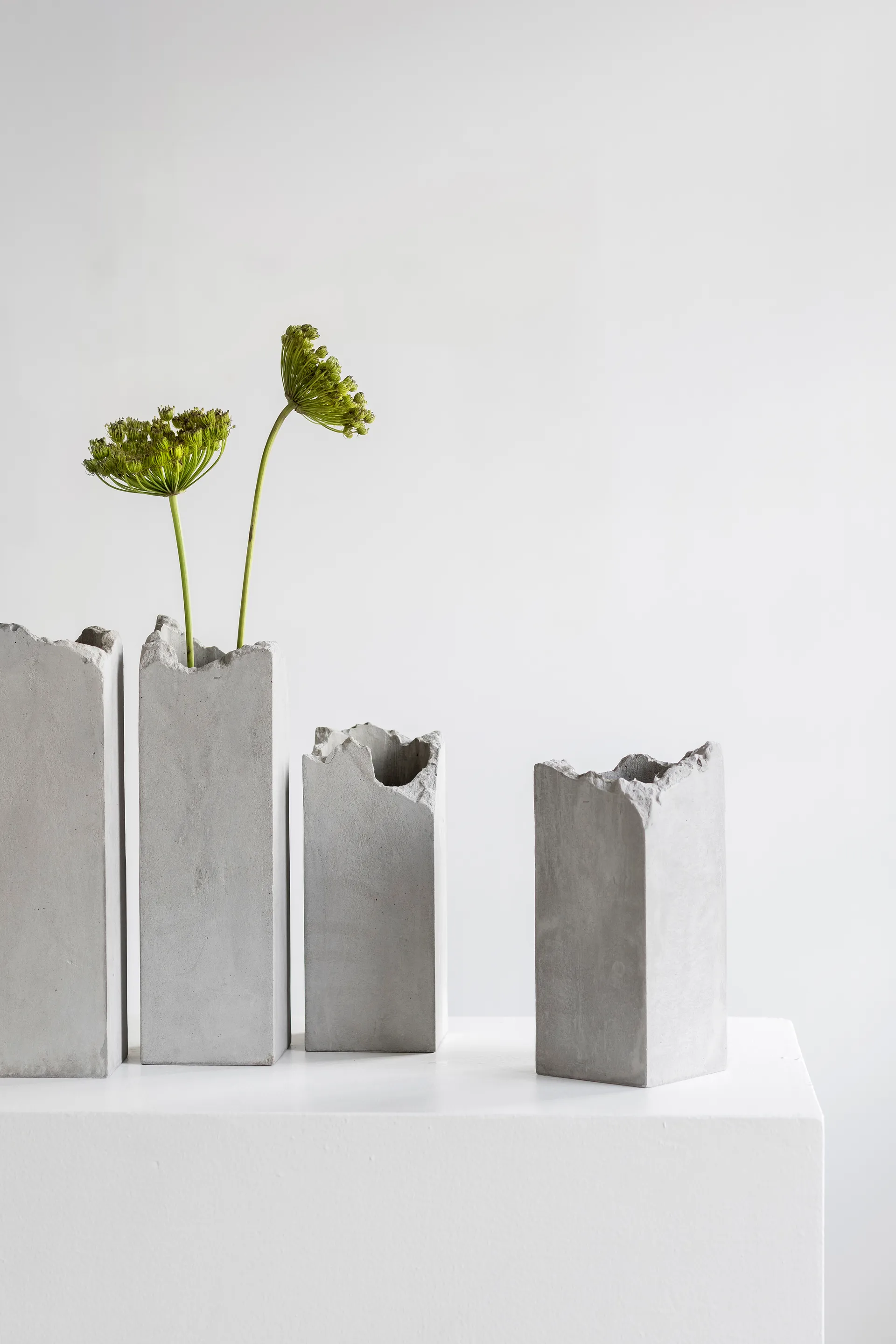 Jarrón Broquaine L 38 cm, Grey Serax