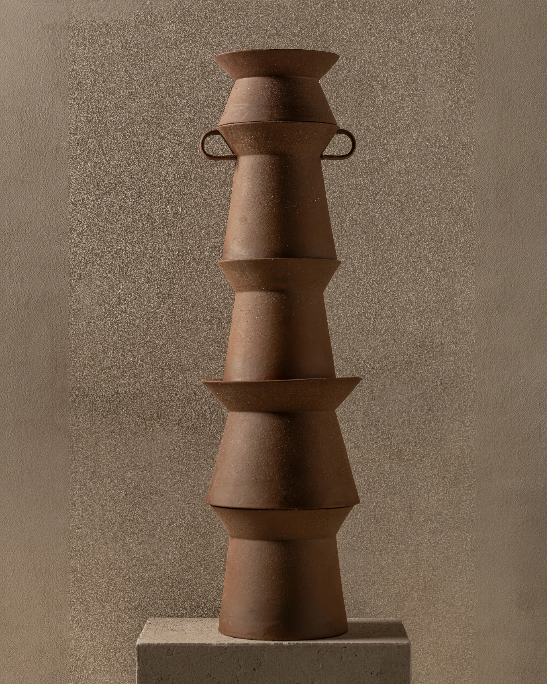 Jarrón Urban 03 S 18,5 cm, Red-brown Serax