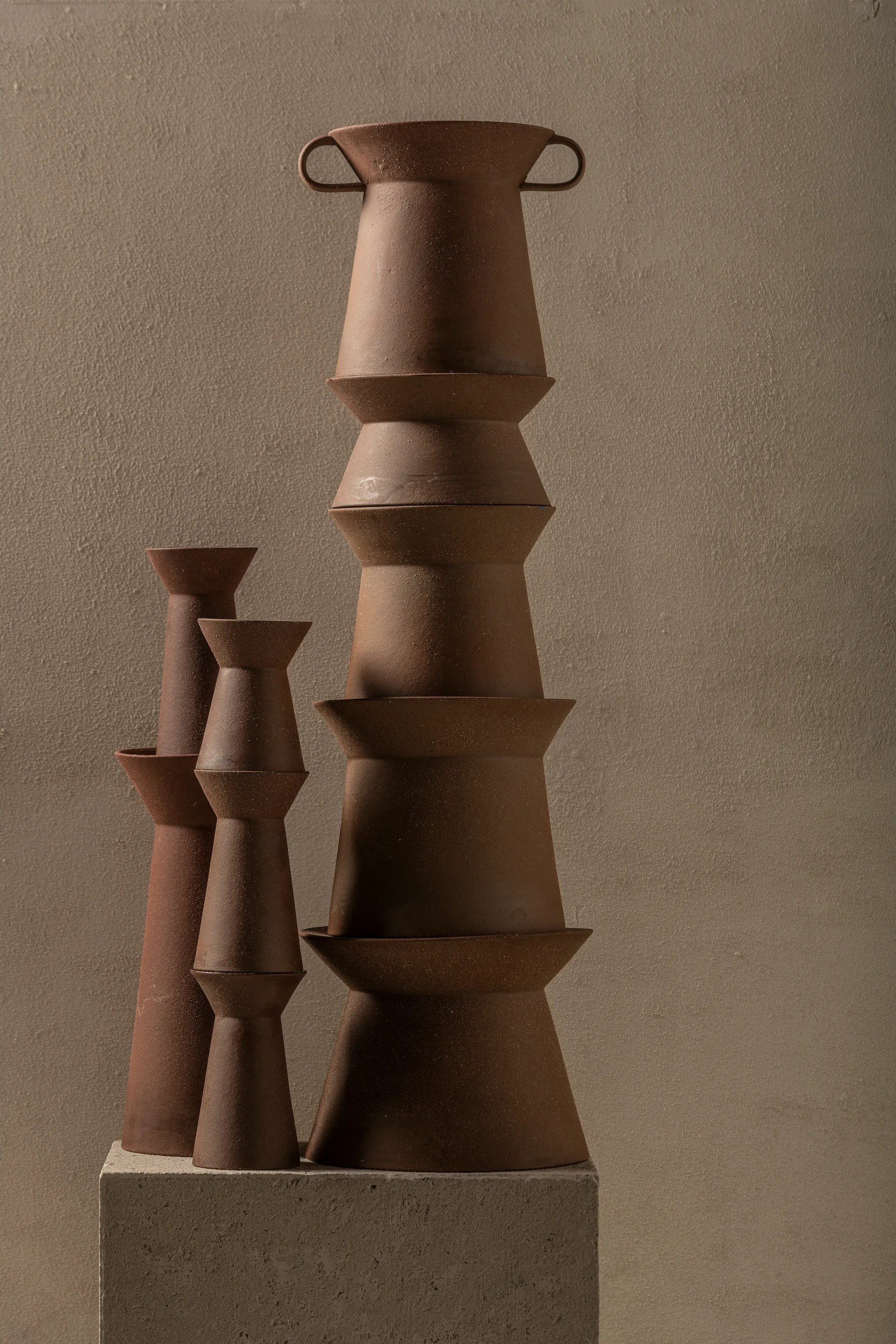 Jarrón Urban 03 S 18,5 cm, Red-brown Serax