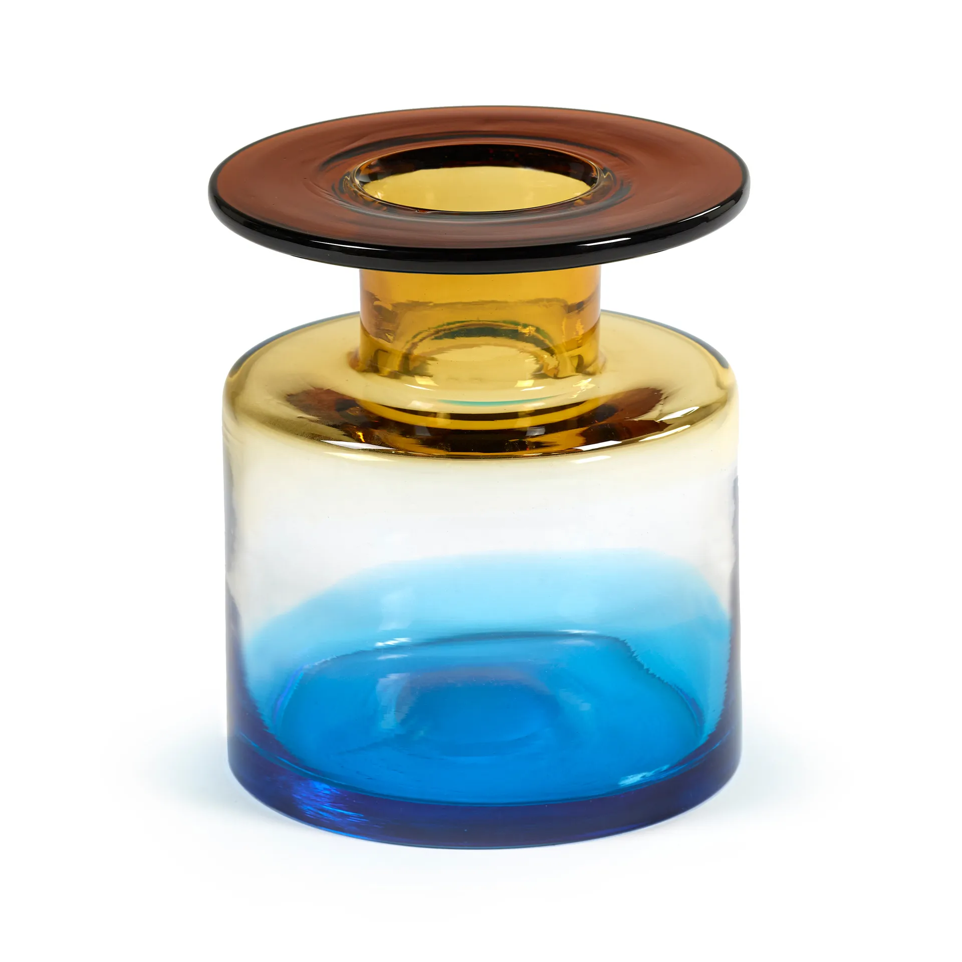 Jarrón Wind & Fire 22 cm, Blue-amber Serax