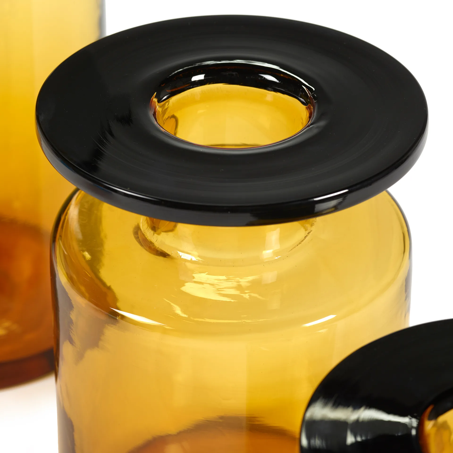 Jarrón Wind & Fire 27 cm, Amber-black Serax