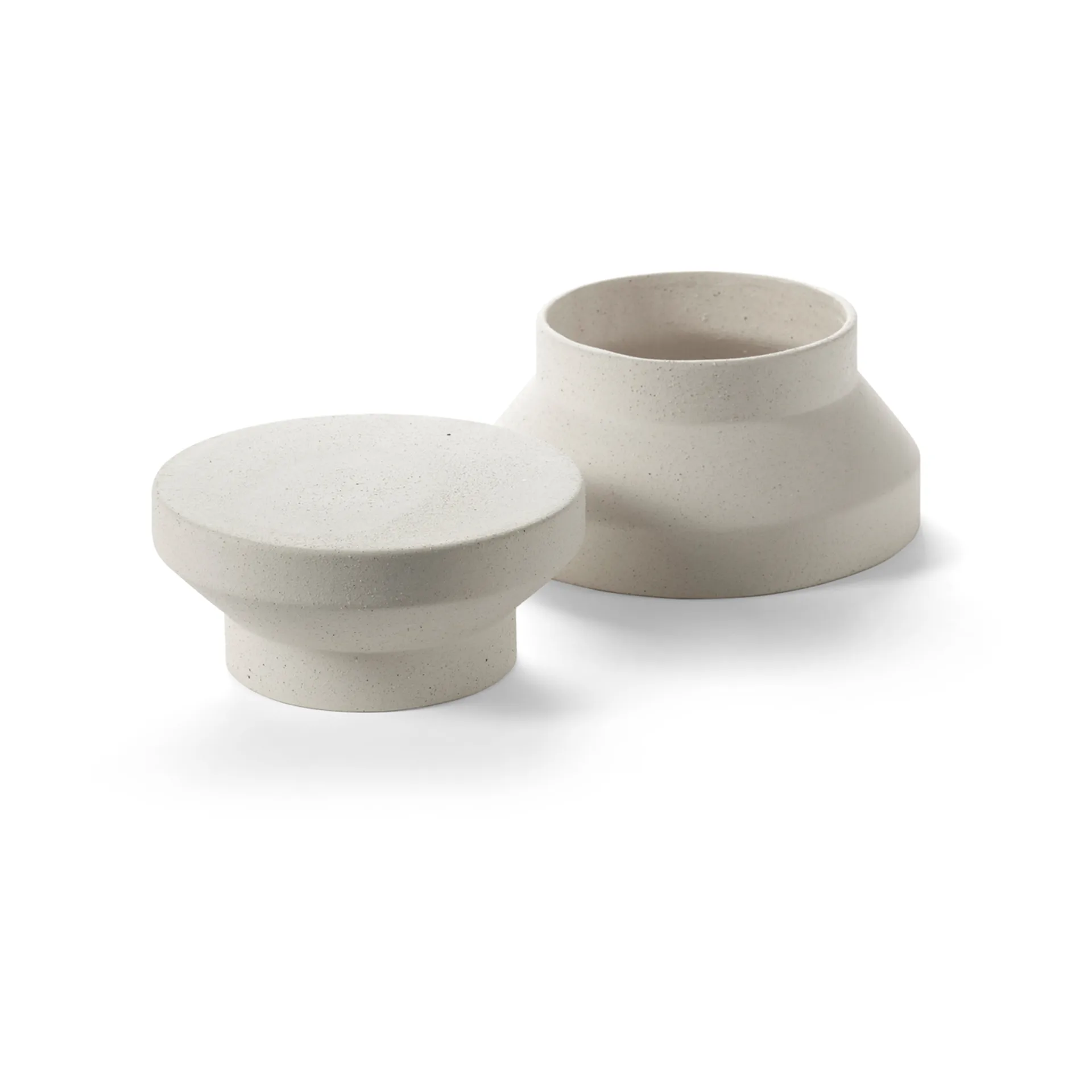 Jarrón/soporte para tartas S Mira, Beige Serax