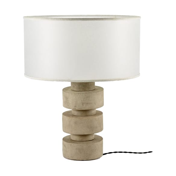 Lámpara de mesa de hormigón Disc Ø50 cm, Cement Serax