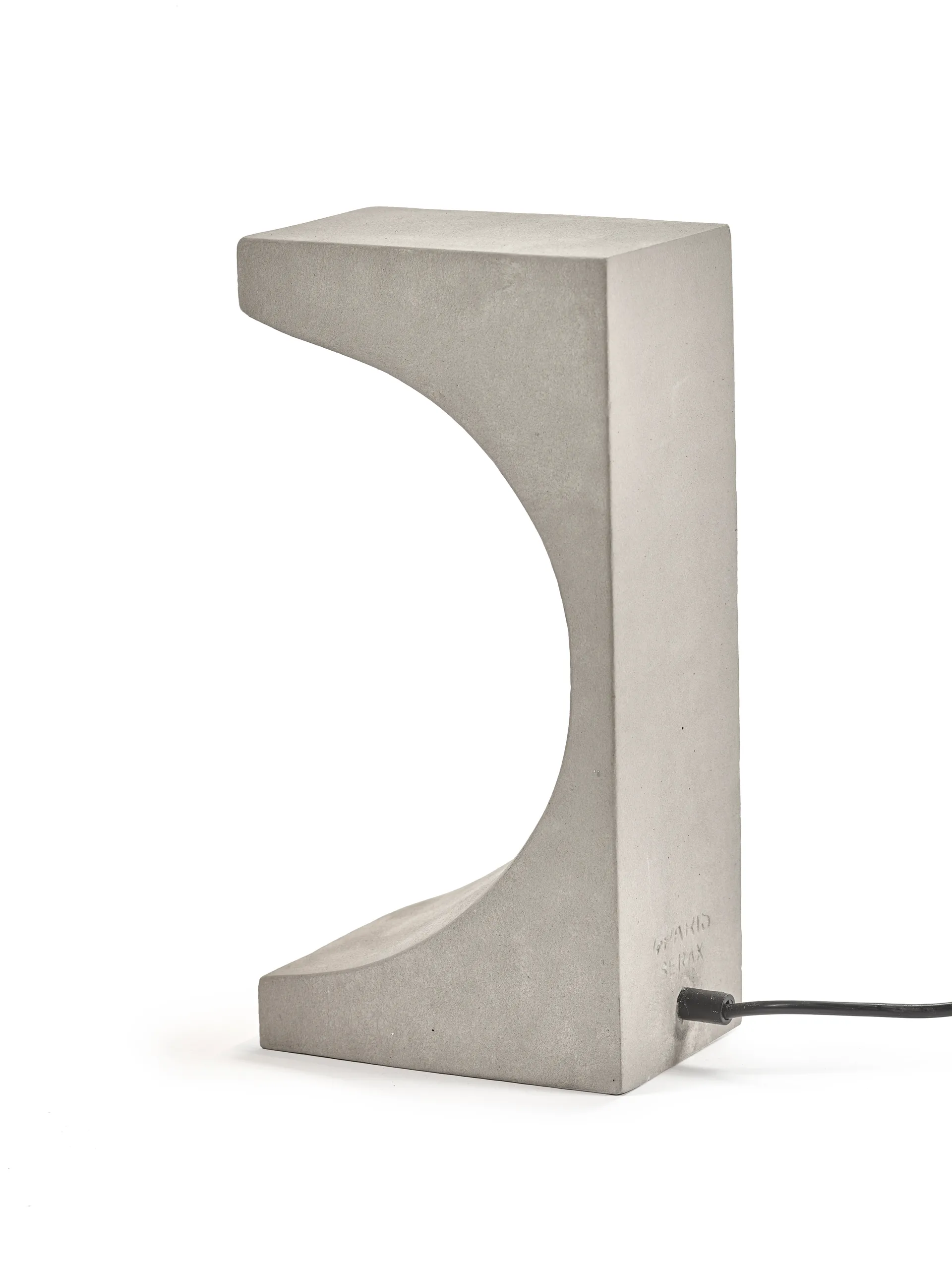Lámpara de mesa Tangent Concrete 33 cm, Grey Serax